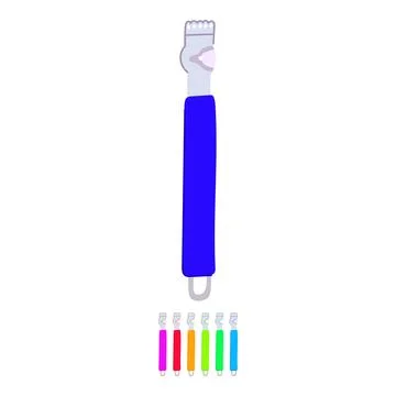 Orange citrus zester vector cartoon graphic Stock Illustration