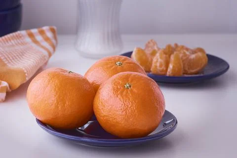 Orange Clementines Stock Photos
