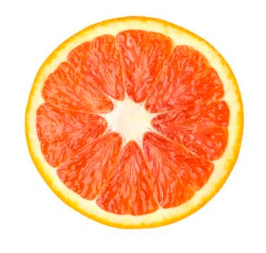 Orange closeup isolated Stock Photos