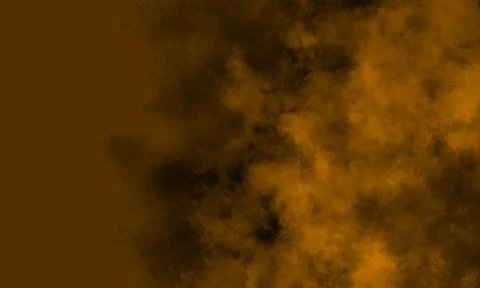 Orange Cloud Texture Background With Artistic Grunge Smoke Effect Stock Photos