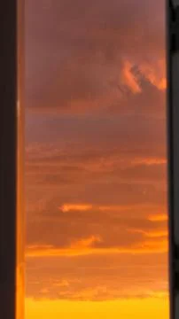 Orange Clouds Stock Photos