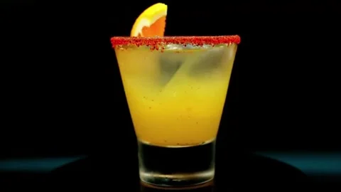 Orange Cocktail drink Stock Footage 287874232