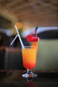 Orange cocktail Foto stock