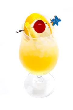 Orange cocktail Stock Photos