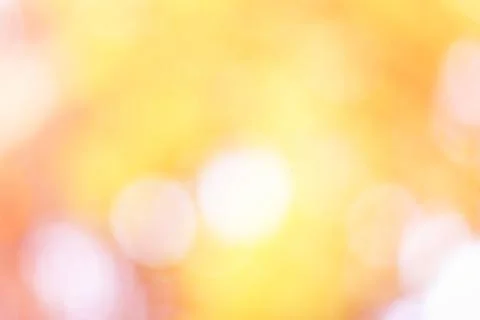 Orange color abstract bacground withe blurred defocus bokeh light for template Foto stock