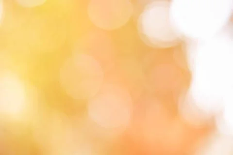 Orange color abstract bacground withe blurred defocus bokeh light for template Stock Photos
