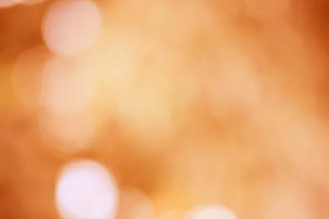 Orange color abstract bacground withe blurred defocus bokeh light for template Foto stock