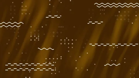 Orange color background with motion graphics abstract shapes Stock-Footage 245420766