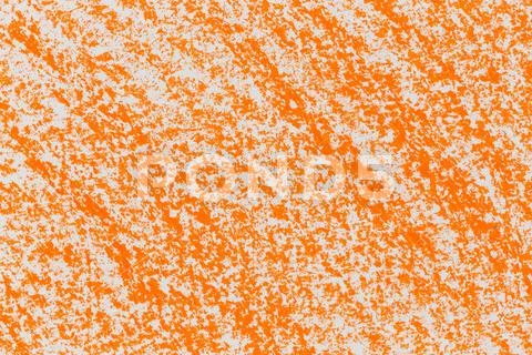 Orange color crayon hand drawing texture for background Stock Image