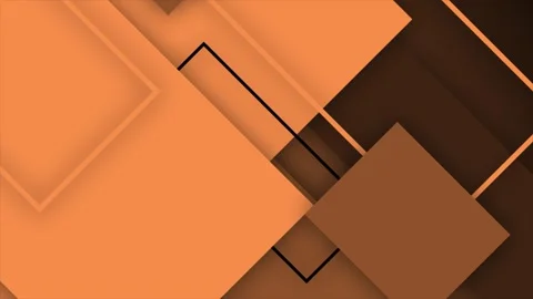 Orange color diagonal moving rectangular box professional background Stock Footage 271320139