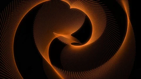 Orange Color Dot Shape Pattern Animation 動画素材 155093992