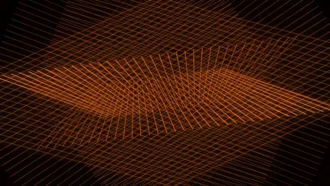 Orange Color Dot Shape Pattern Animation 動画素材 155094162