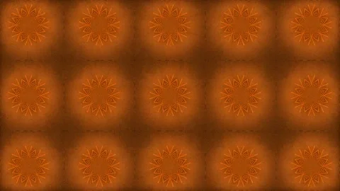 Orange color Pattern gothic design animation motion graphics Stock Footage 155261834