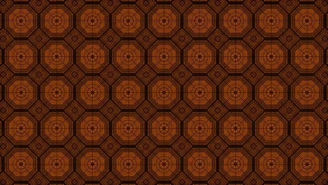 Orange color Pattern gothic design animation motion graphics Stock Footage 155261869