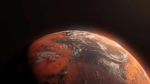 Orange Color Planet Stock Illustration