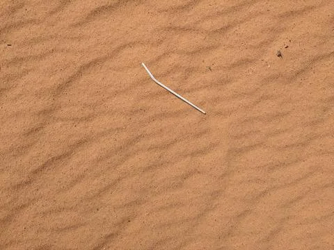 Orange color sand texture pattern background. Wadi Rum desert, Jordan,Arabia Stock Photos