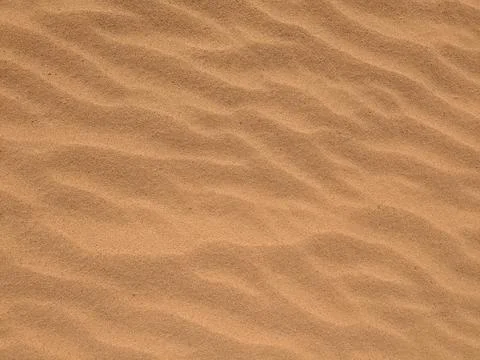 Orange color sand texture pattern background. Wadi Rum desert, Jordan,Arabia Stock Photos