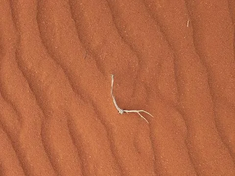 Orange color sand texture pattern background. Wadi Rum desert, Jordan,Arabia Stock Photos