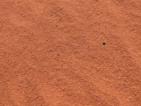 Orange color sand texture pattern background. Wadi Rum desert, Jordan,Arabia Stock Photos