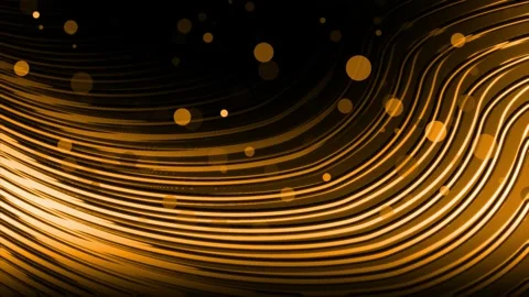 Orange color shiny parallel lines background Stock Footage 296382275