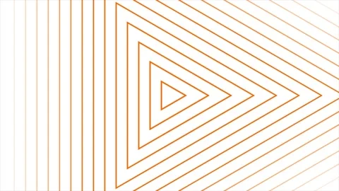 Orange color Triangular shaped repeating pattern background Stock Footage 204724207