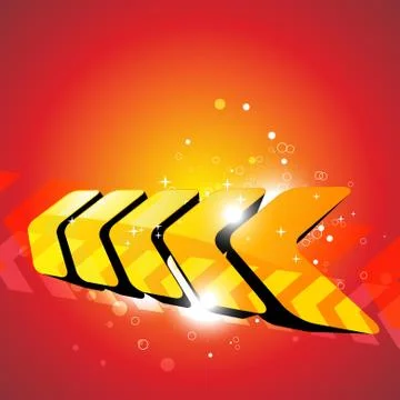 Orange color vector art Stock Illustration