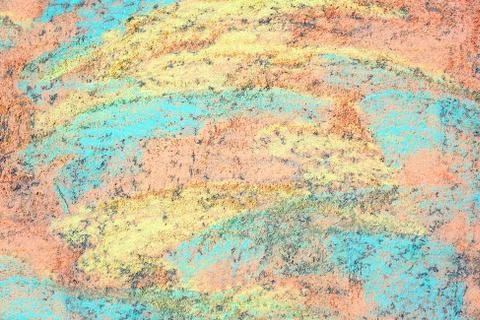 Orange colored chalk background Stock Photos