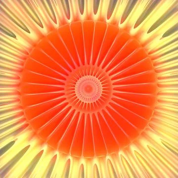 Orange colored organic voronoi pattern. Futuristic organic surface 스톡 일러스트