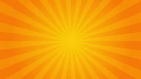 Orange Comic lined sunburst rays, starburst, pinwheel rotating Stock Footage 241771754