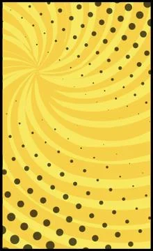 Orange comic zoom with lines and glow - Vector Stock Illustration