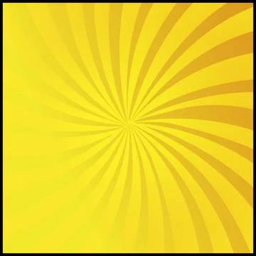 Orange comic zoom with lines and glow - Vector Illustrazione stock