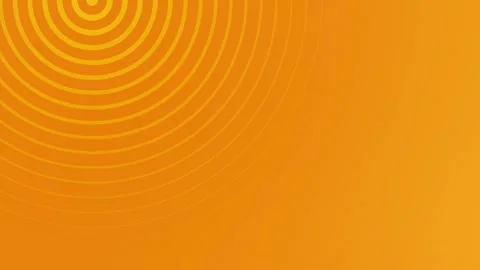 Orange Concentric Circles on Abstract Background Loop. Stock Footage 286774542