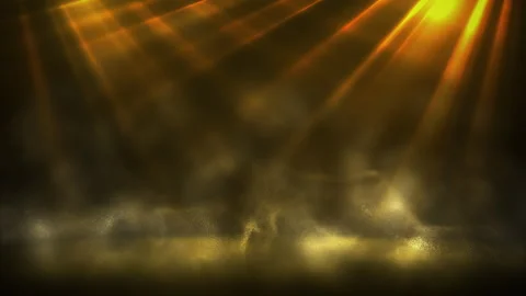 Orange Concert Lights Moving Through Smoke Seamless Background Stock Footage 345567214