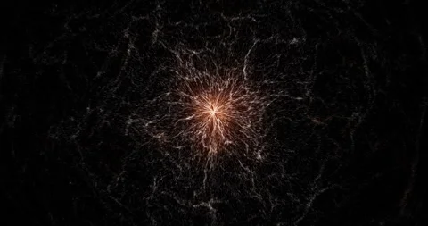 An orange cosmic source Stock Footage 271380730