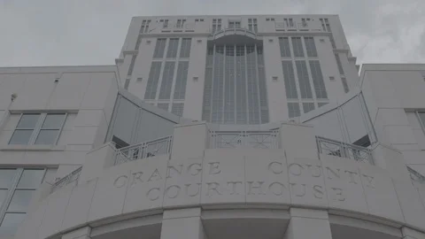 Orange County Courthouse 3 Stock Footage