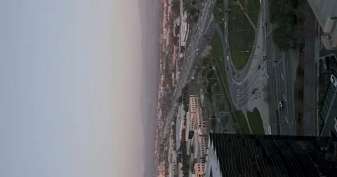 Orange County skyline view timelapse vertical Stockbeeldmateriaal 174084364