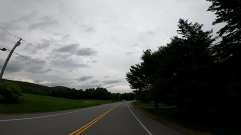 Orange County, Vermont May 27 2022 Vermont Driving 0596 Londonderry Vershire Видео 274884889