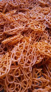 Orange crackers 库存照片