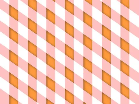 Orange crasy blocks Stock Illustration