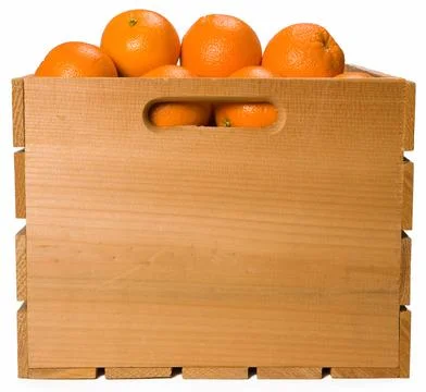 Orange Crate Stock Photos
