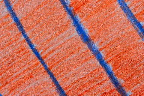 Orange crayon pencil scribble doodle texture background Stock Photos