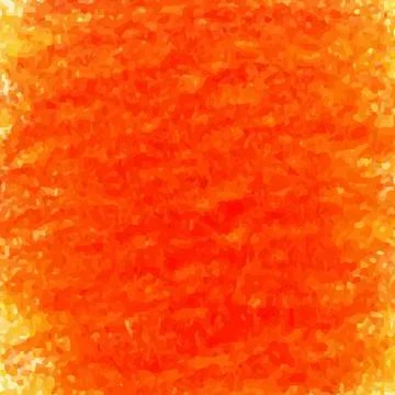 Orange crayon scribble textured background Stock Illustration