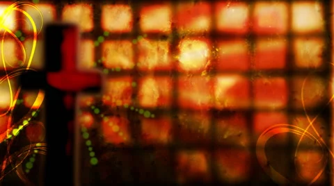 Orange Cross 1080  background Stock Footage 50670557
