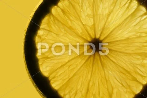 Orange cross section Stock Photos