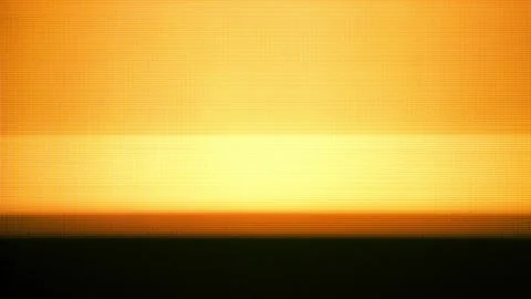 Orange CRT Screen Strobe Light Flashes With Scanlines 2 Video stock 347473948