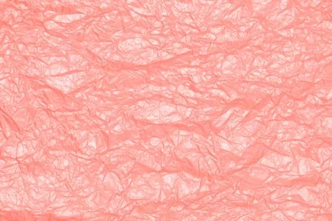 Orange crumpled paper texture. Stock Photos