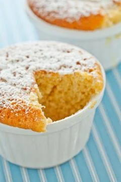 Orange cupcakes Stock Photos