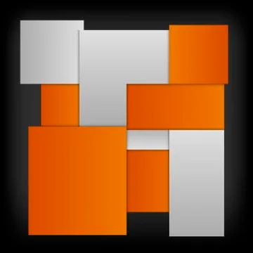 Orange dark Illustrazione stock