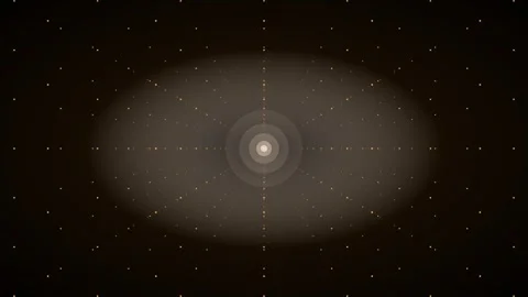 Orange data grid tunnel abstract technology background Video stock 342633476