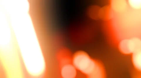 Orange defocused rotating shapes background. Loop. Video stock 44560458